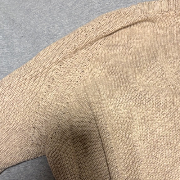 Moth Women's Tan Crew Neck Sweater - Picture 5 of 6